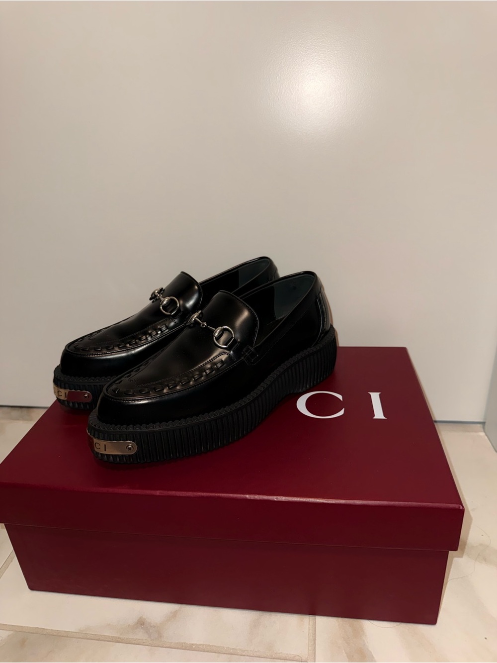 Gucci black leather loafers - Picture 2 of 5